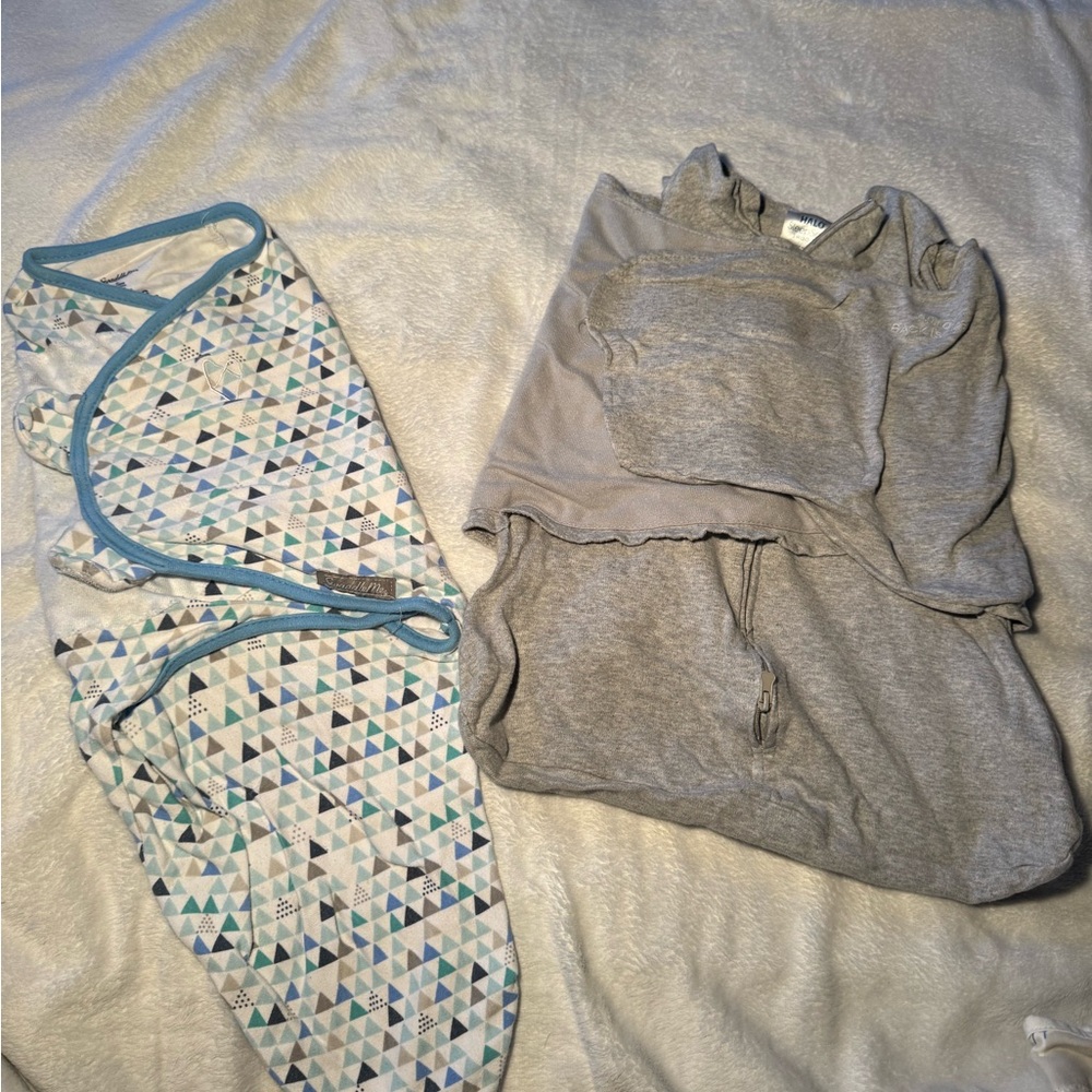 Halo Gray and Blue Sleep Sacks Pajamas